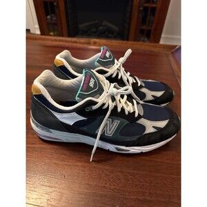 NEW BALANCE 991 MADE IN ENGLAND 'BLACK BLUE Size 12